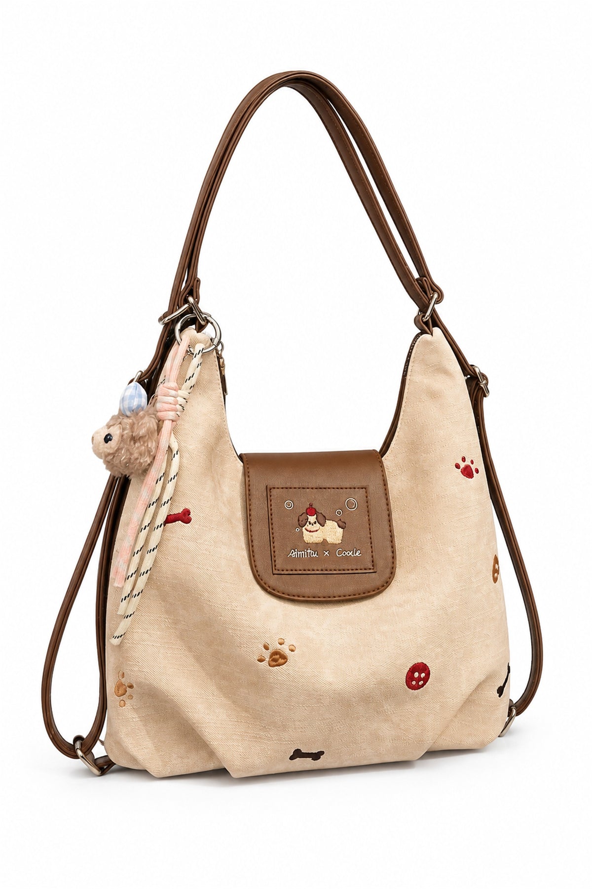 Paw Embroidered Tote