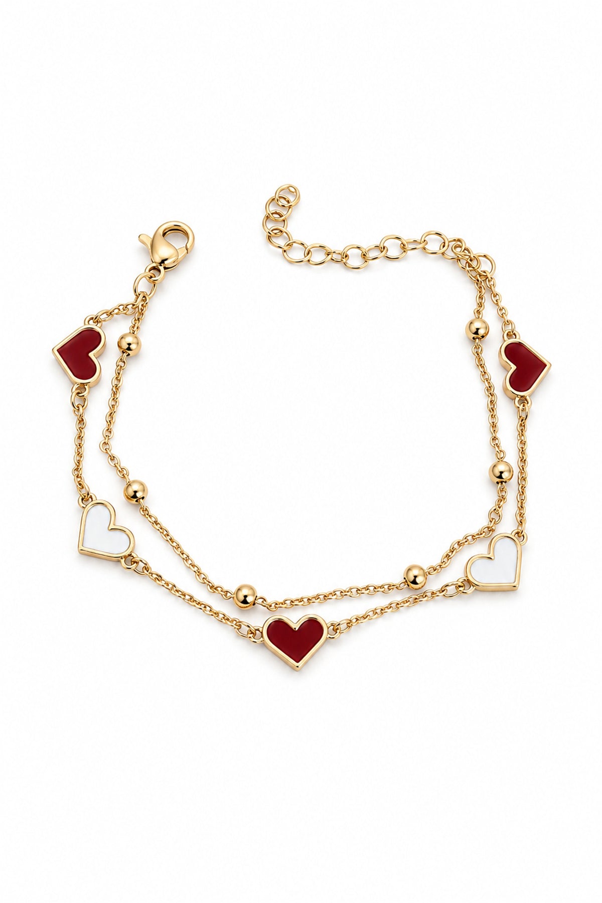 Heart Charm Bracelet