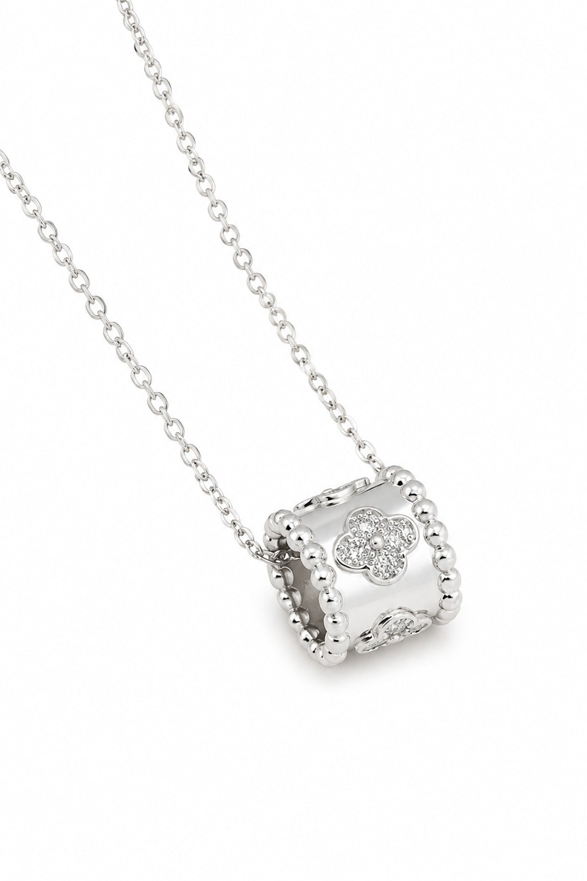 Flower Barrel Necklace