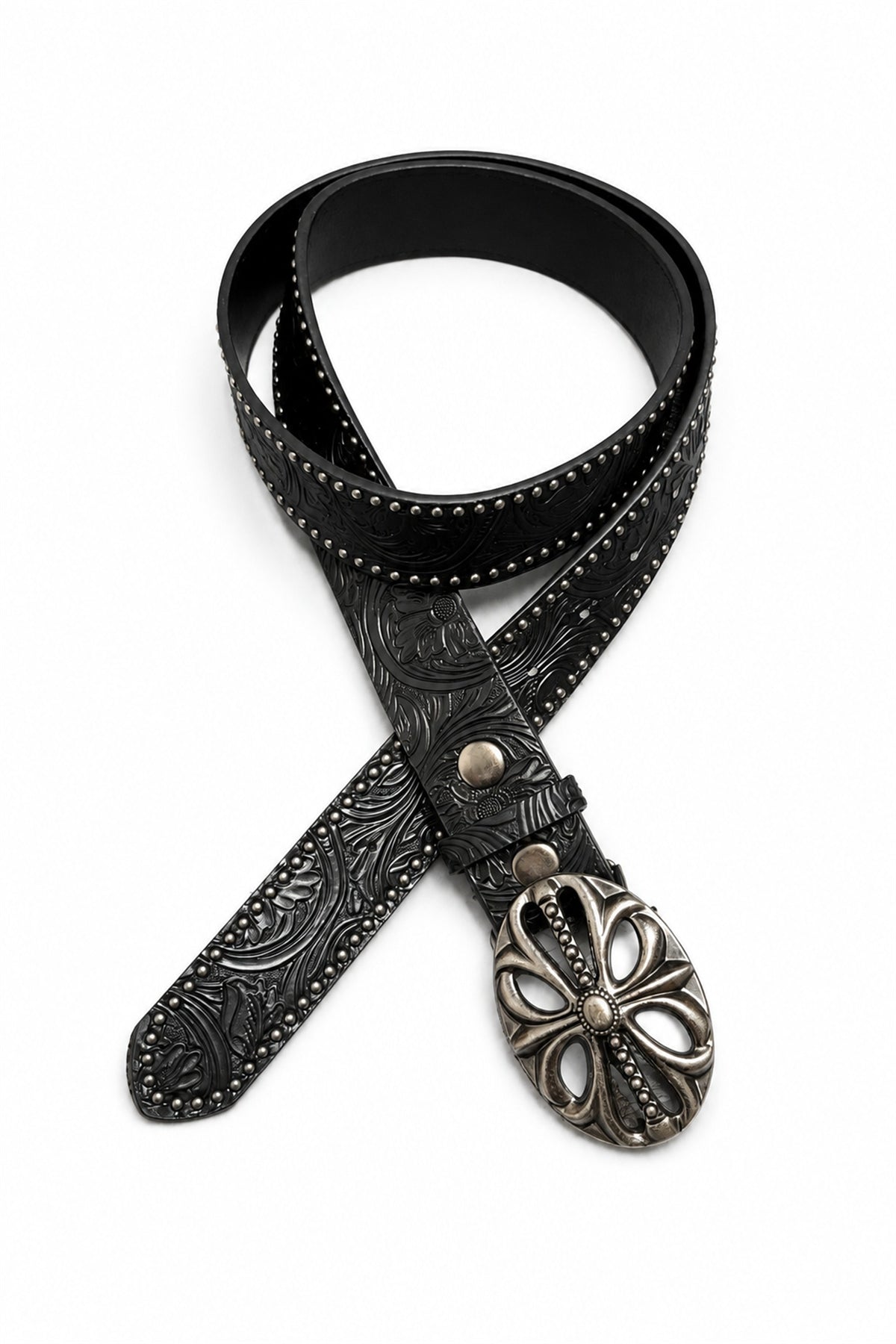 Floral Rivet Belt