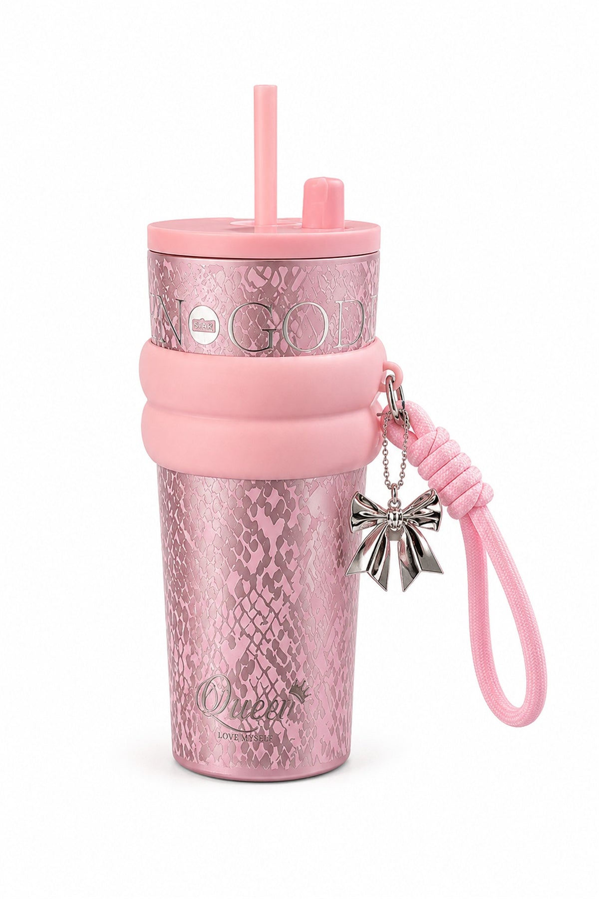 Snakeskin Straw Tumbler