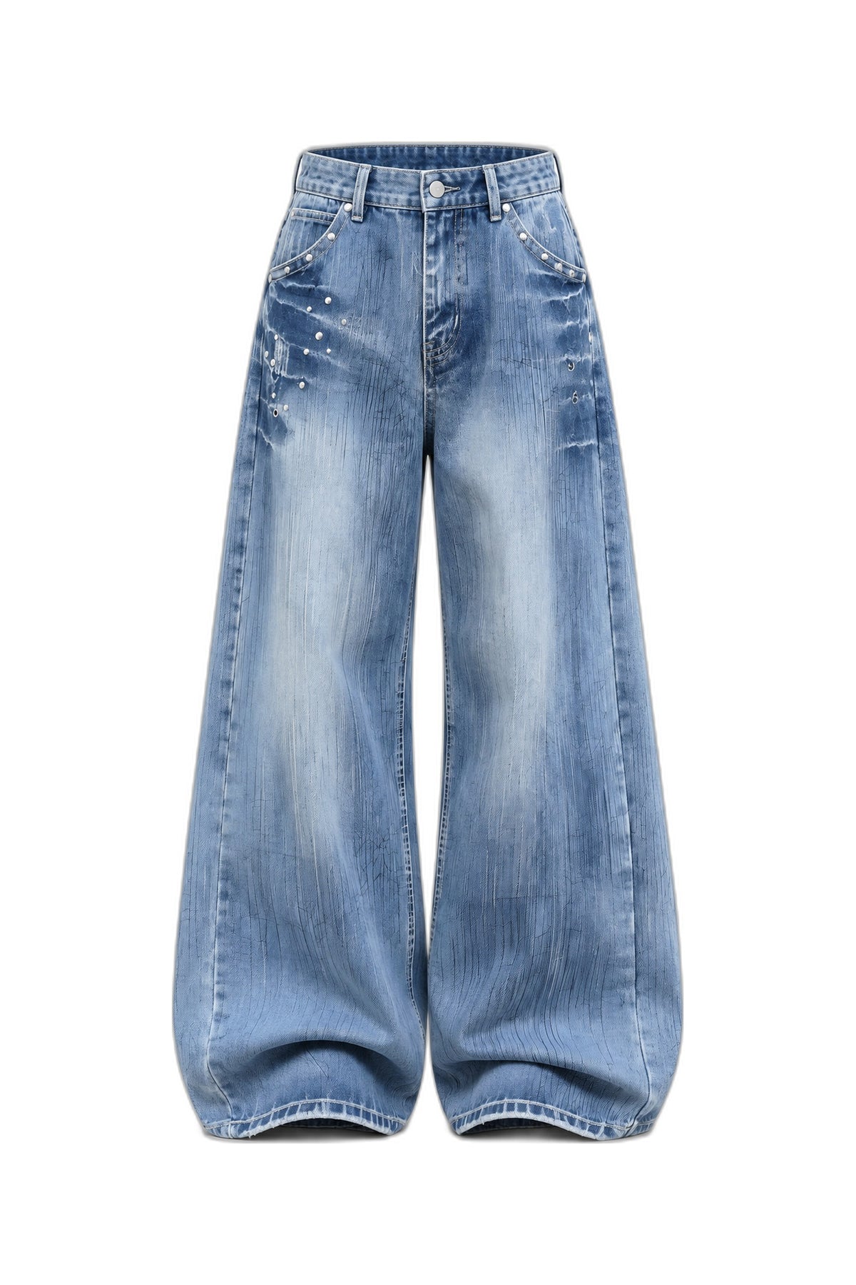 Faded Detail Jeans