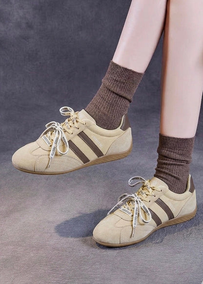 Faux Suede Low-Top Sneakers