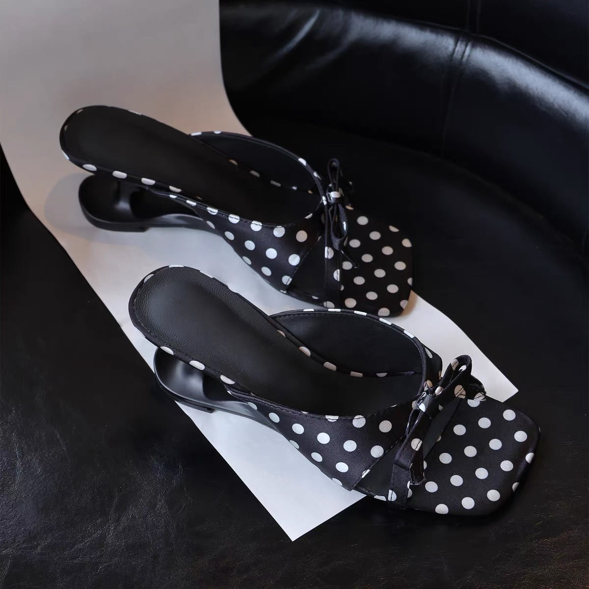 Luna Dot Lace Sandals