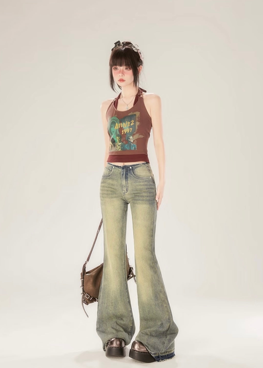 Vintage Airy Denim イエロー