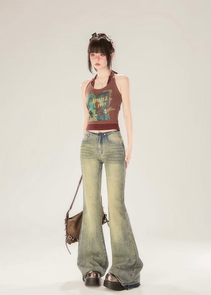 Vintage Airy Denim イエロー