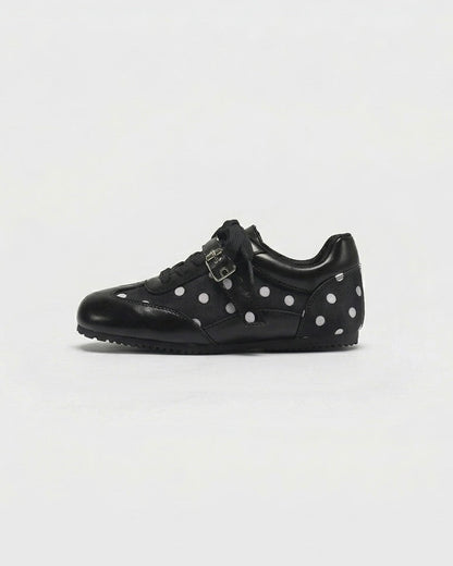 White Polka Dot Sneakers