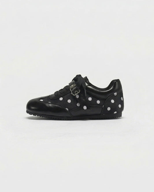 White Polka Dot Sneakers