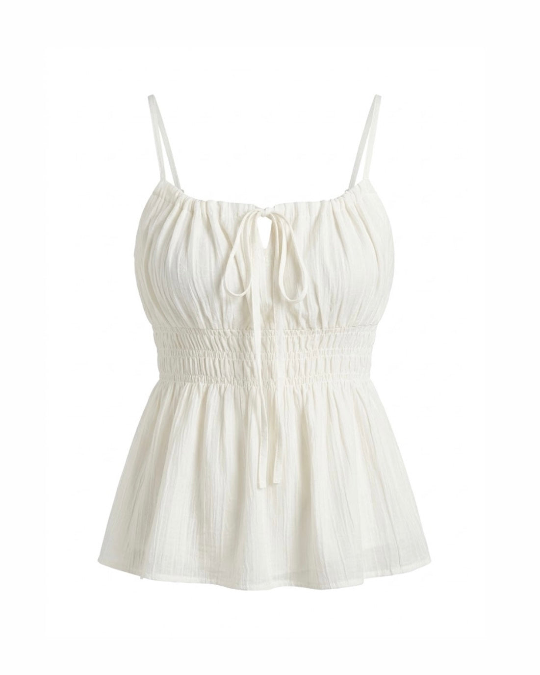 Shirring Chiffon キャミトップス