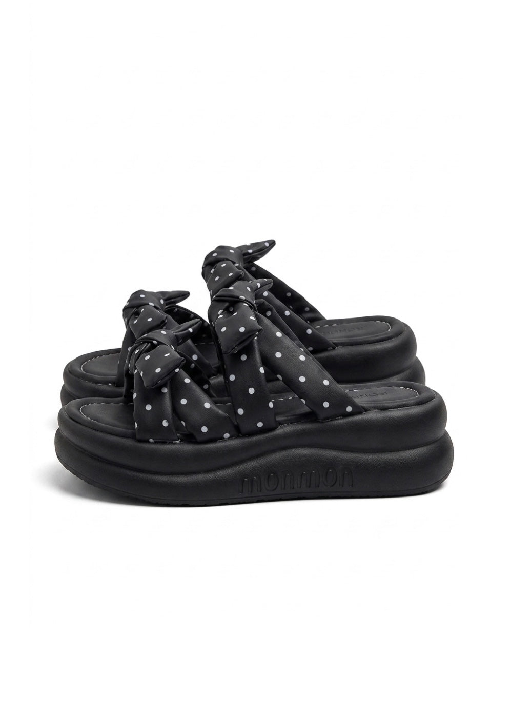 Polka Knot Sandals