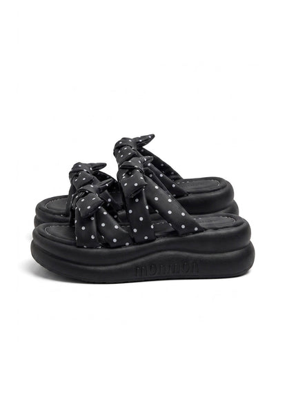 Polka Knot Sandals