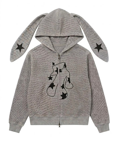 Waffle Starry ジップパーカー