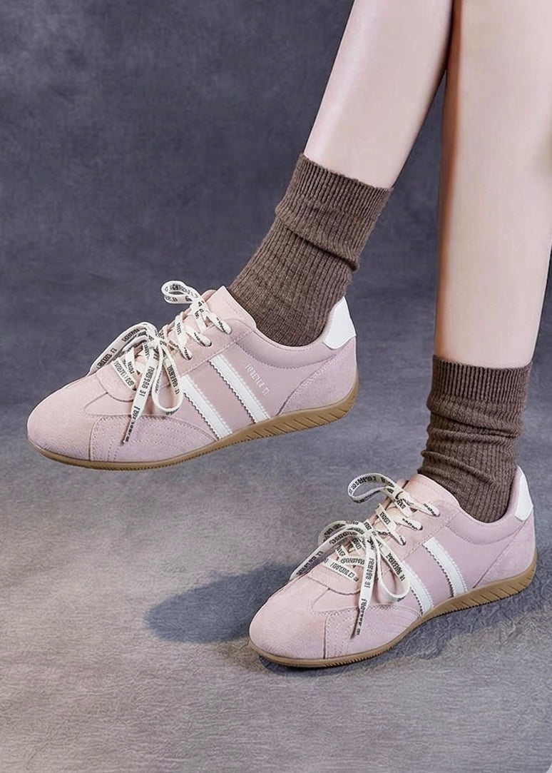Faux Suede Low-Top Sneakers