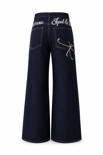 Bow Stitch Jeans