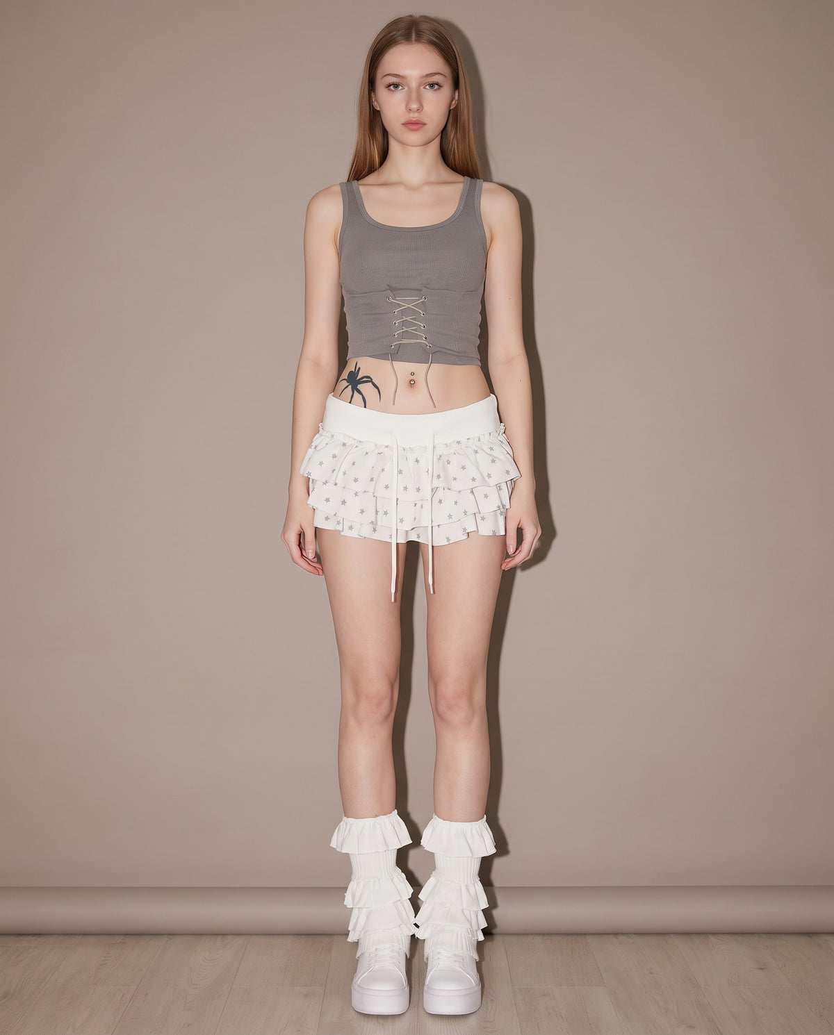 Starry Night Tiered Skirt