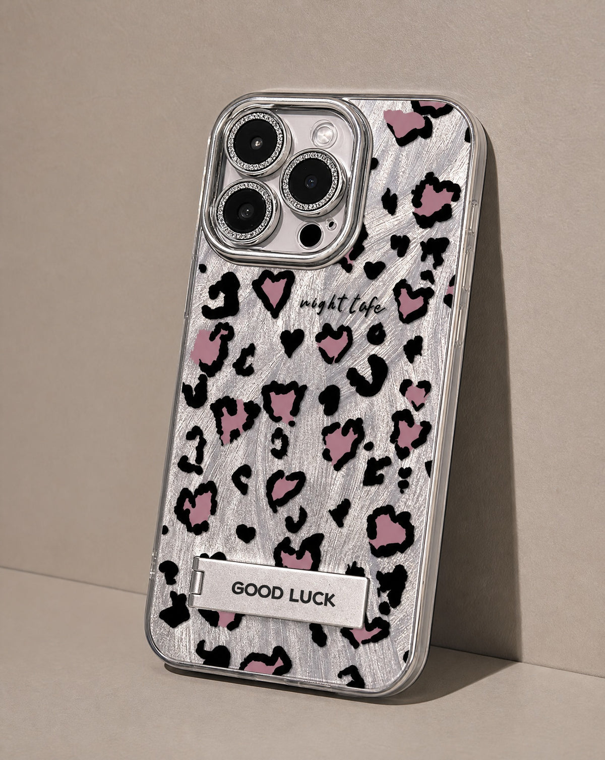 Silver Wild Heart Phone Shell