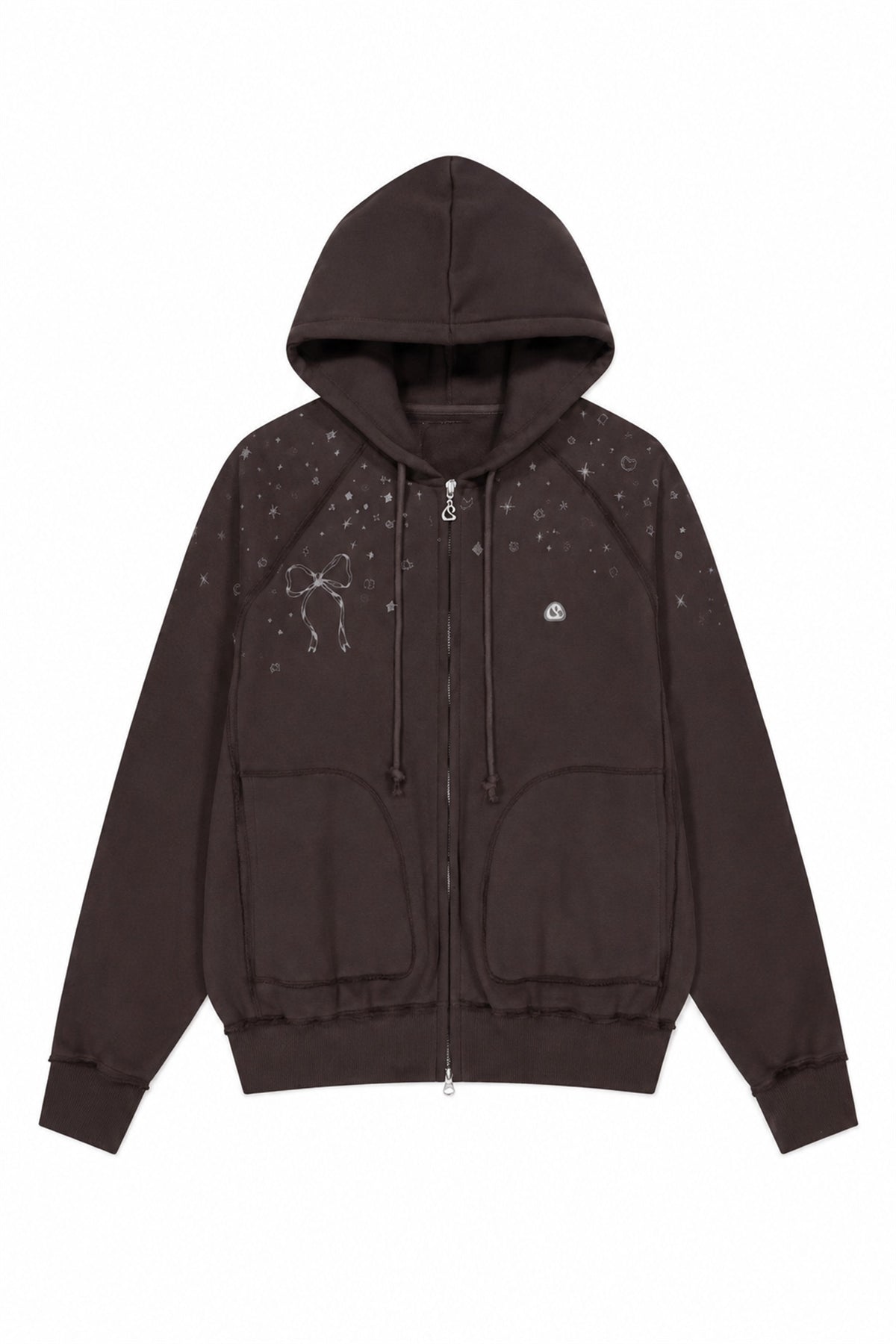 Bow Zip Hoodie