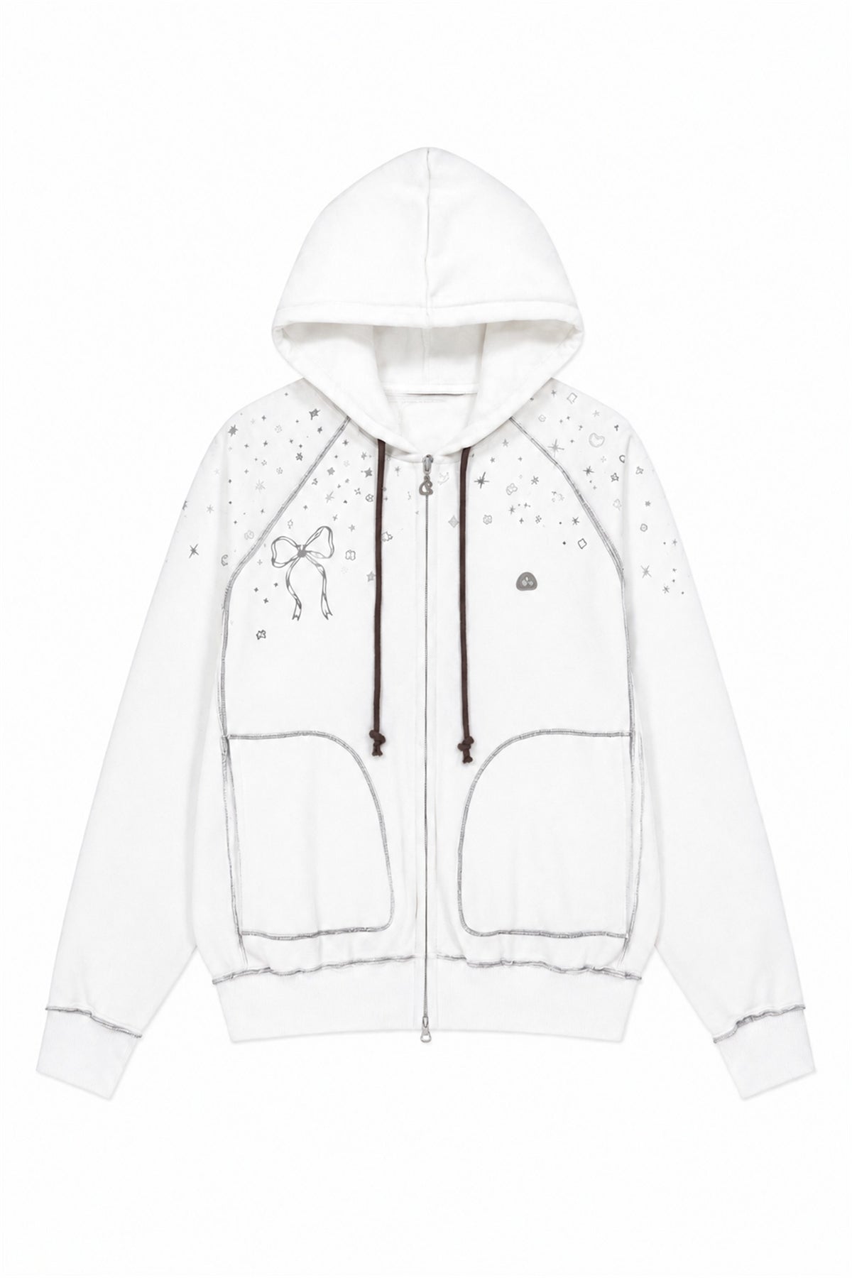 Bow Zip Hoodie