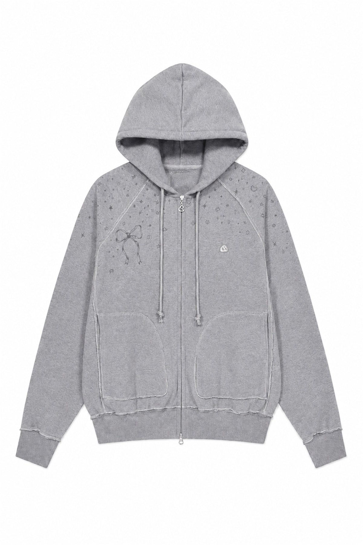 Bow Zip Hoodie