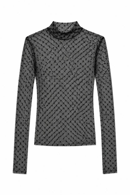 Sheer Dot Top