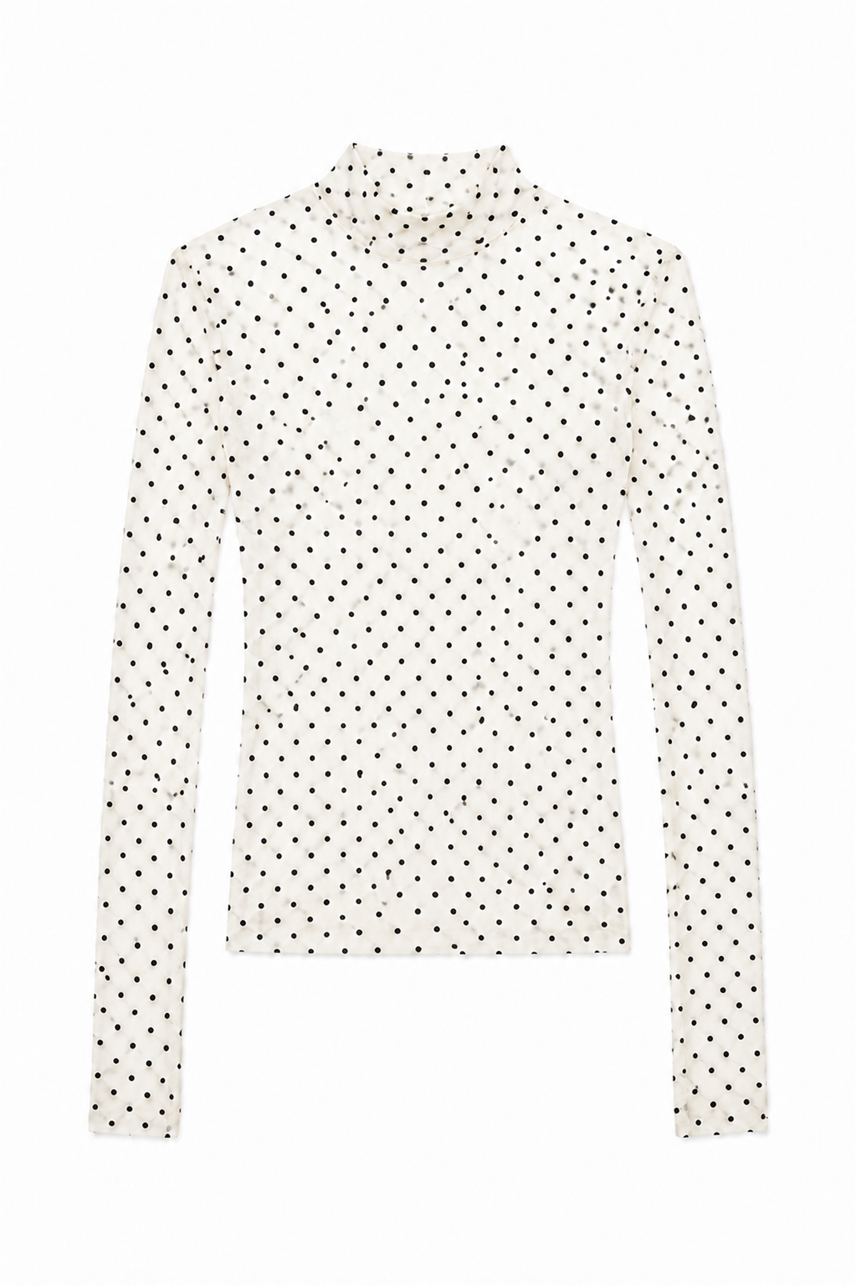 Sheer Dot Top - WHITE