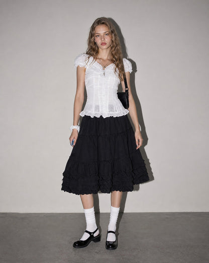 Layered Ruffle skirt