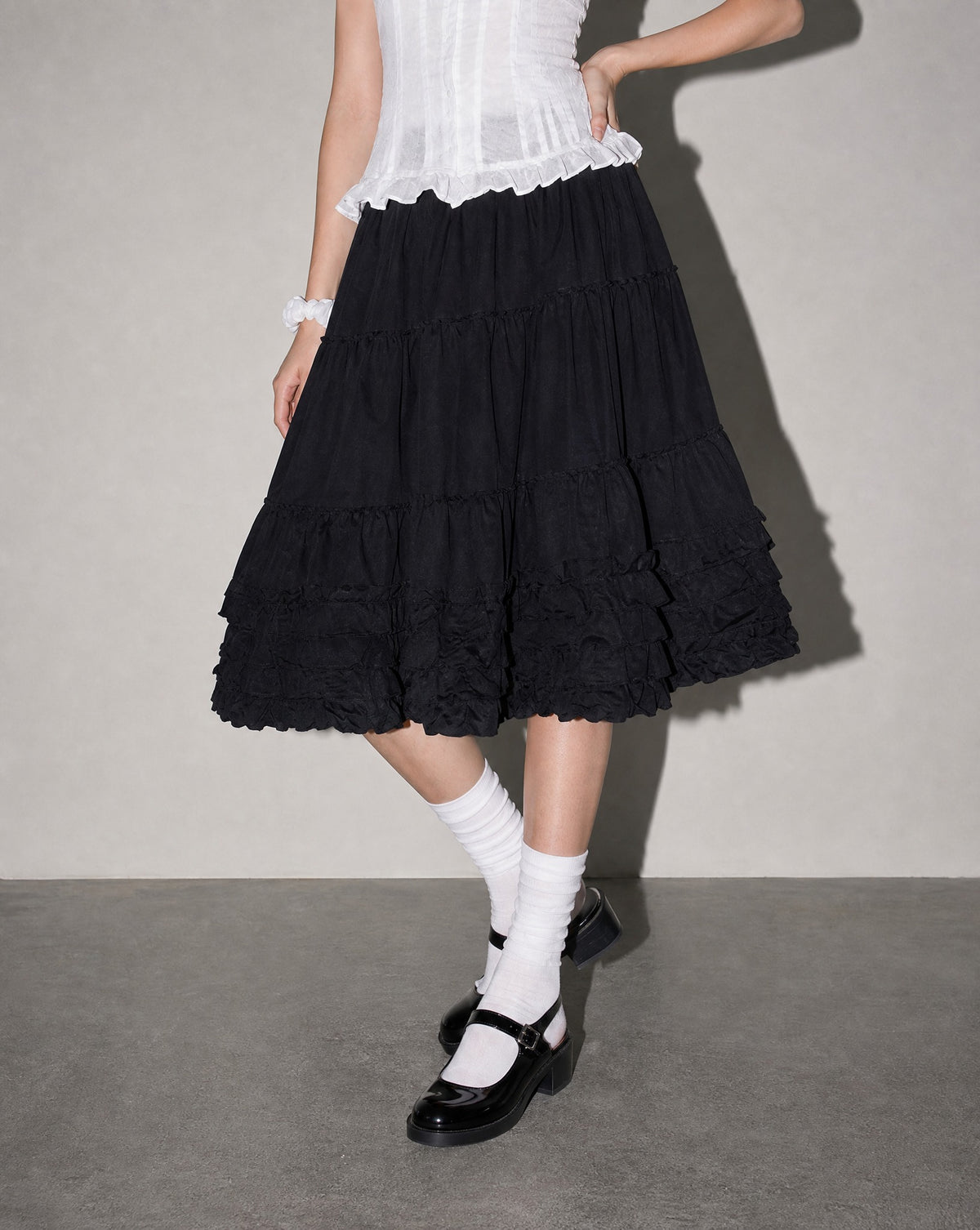 Layered Ruffle skirt