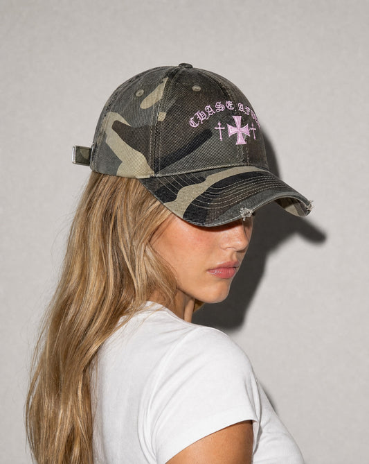 Pink Cross カモーキャップ