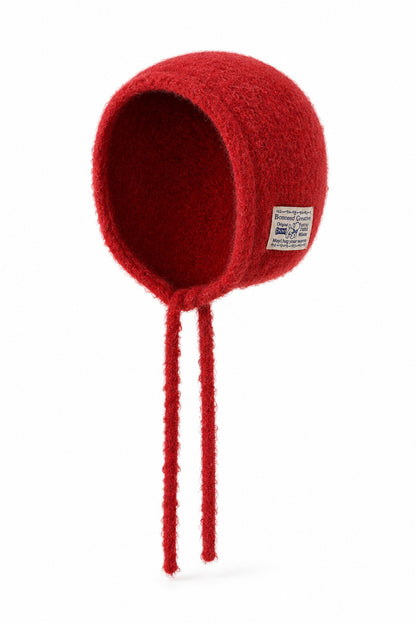 Fuzzy Knit Bonnet