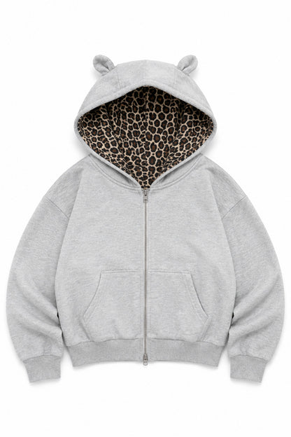 Leopard Ear Hoodie