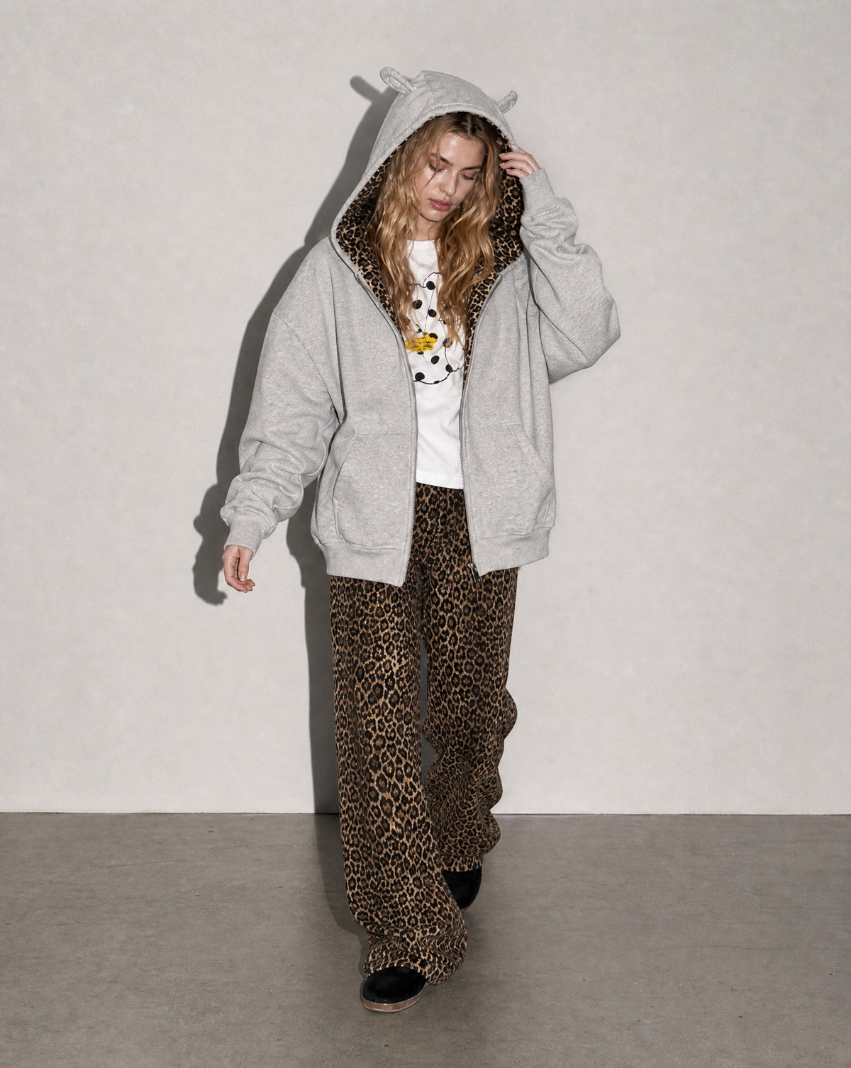 Leopard Ear Hoodie