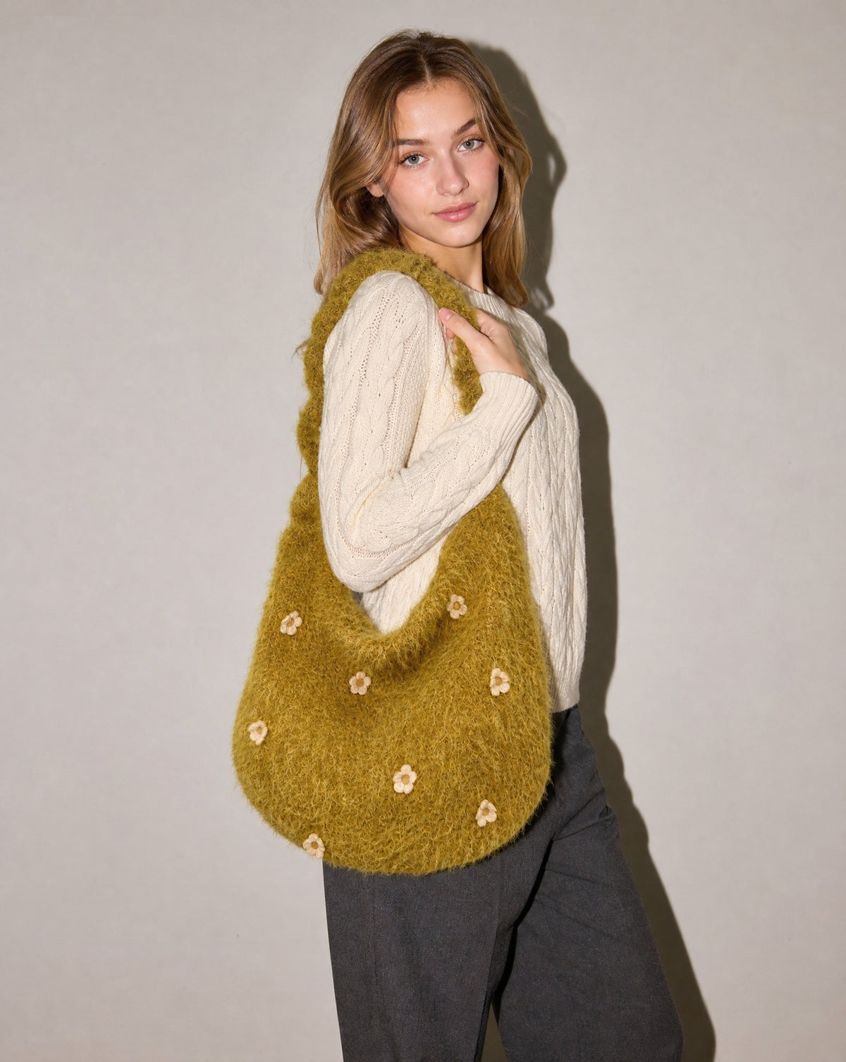 Fluffy Blossom トートバッグ