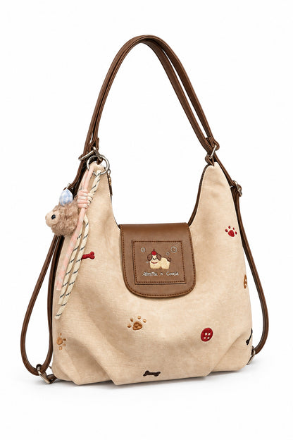 Paw Embroidered Tote