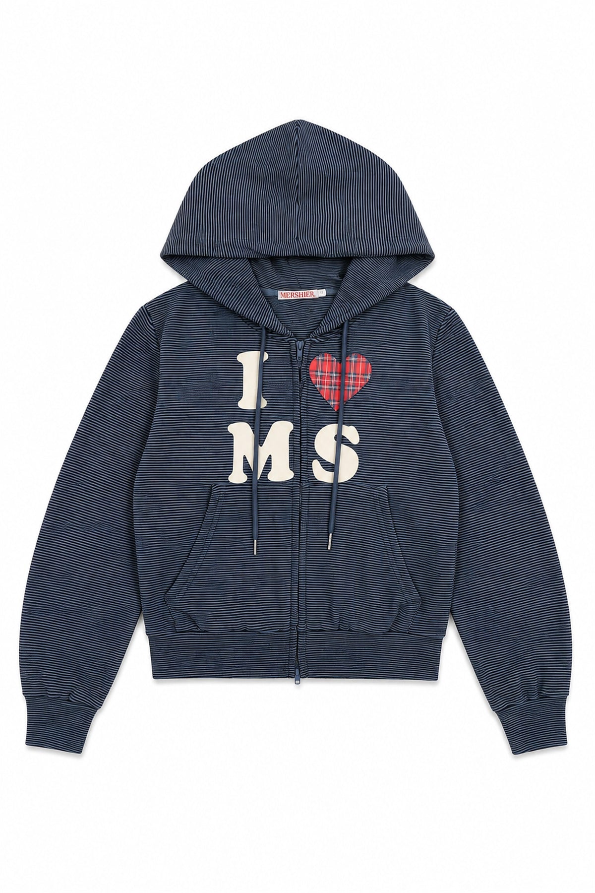 Micro Check Hoodie