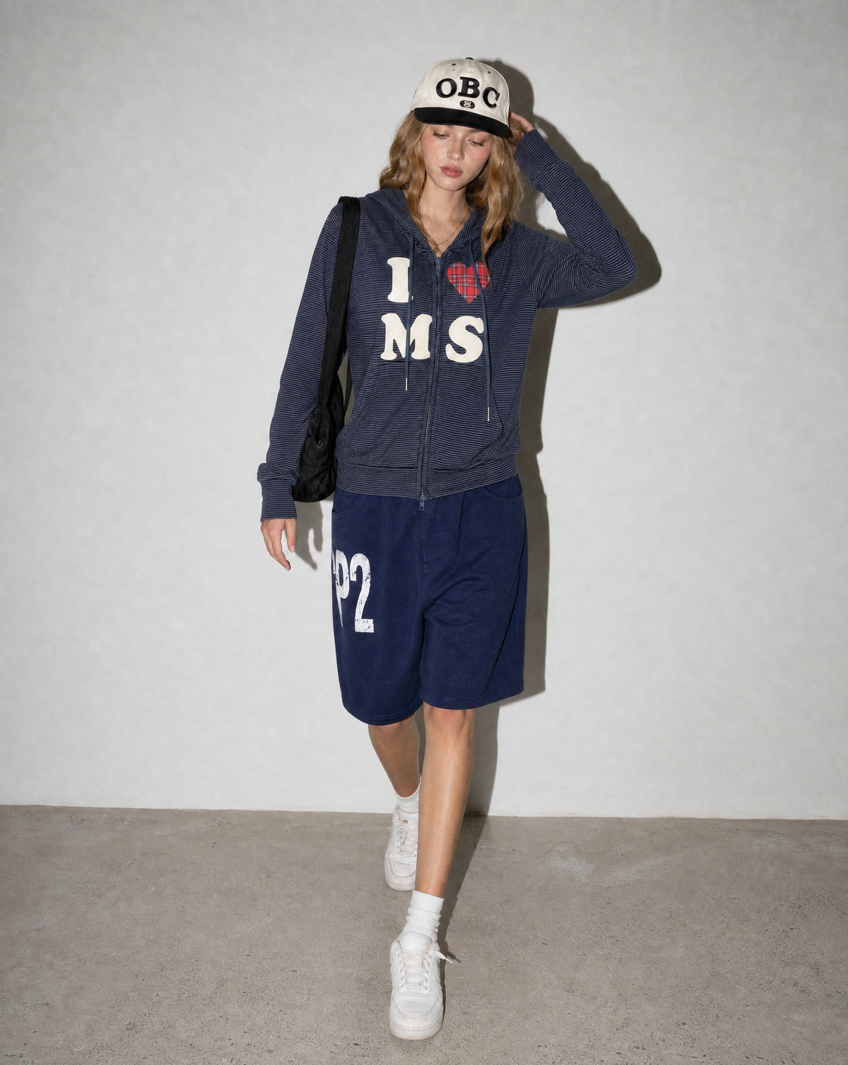 Micro Check Hoodie
