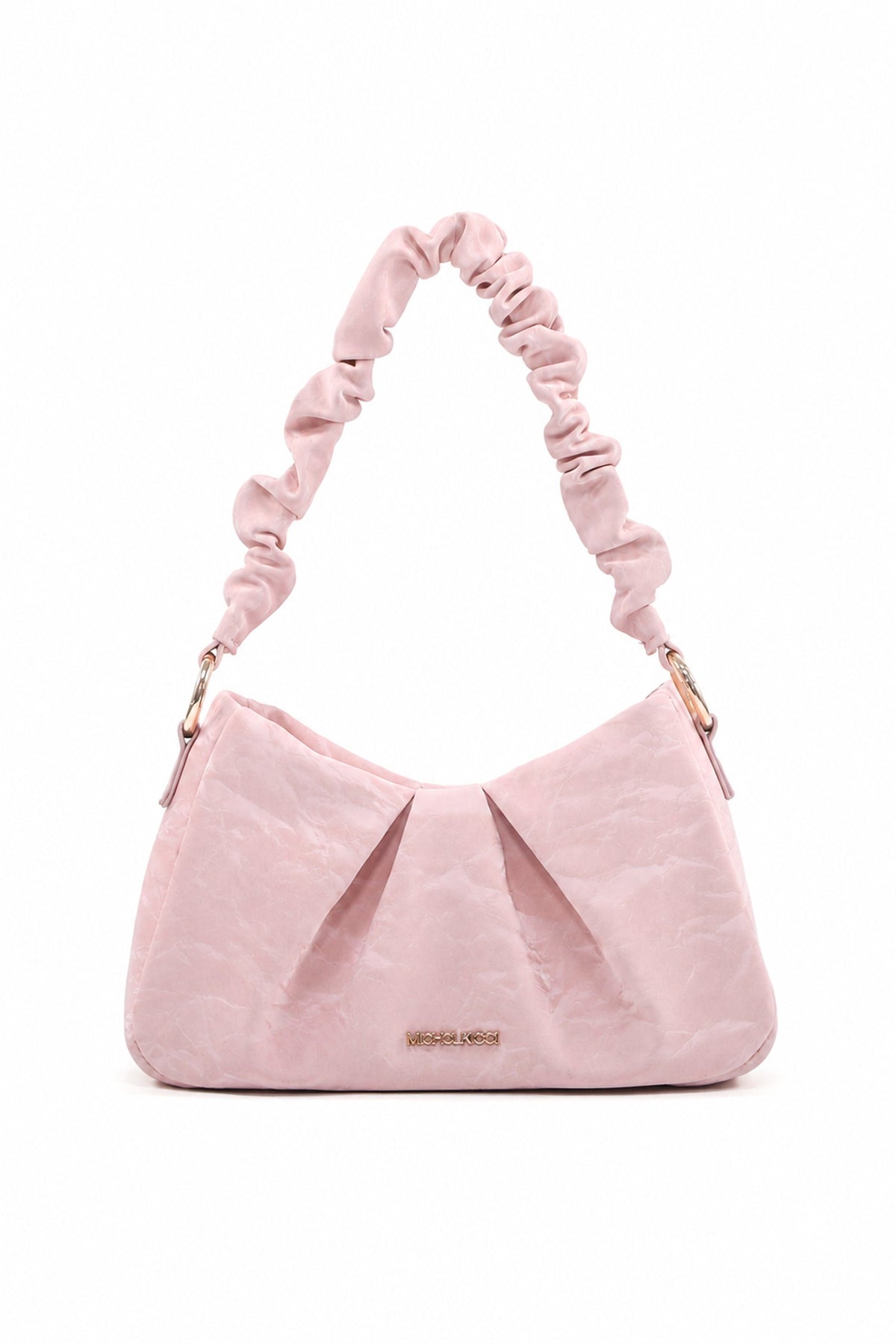 Pink Ruched Bag