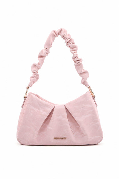 Pink Ruched Bag