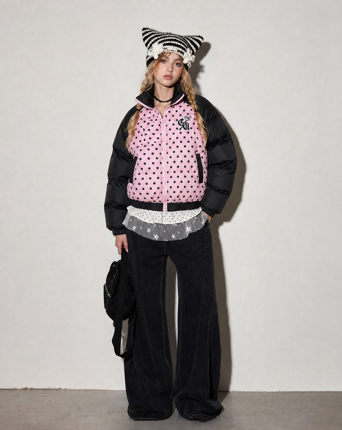 Black Cherry Dot Jacket