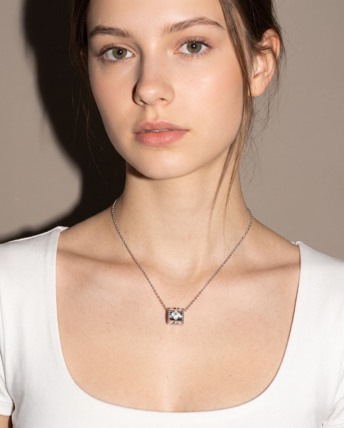 Eternal Bloom Barrel Necklace