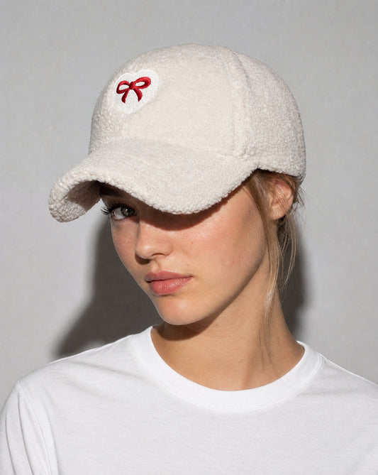 Ribbed Knit Beanie  Bows