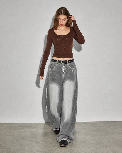 Faded Baggy Jeans