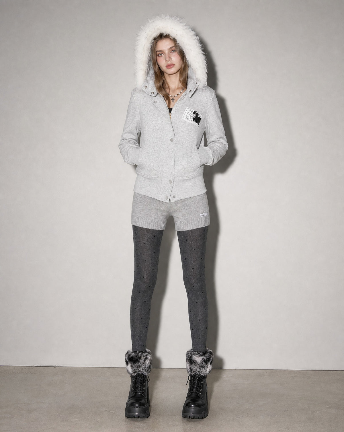 Street-Ops Fur-Trimmed Zip-up