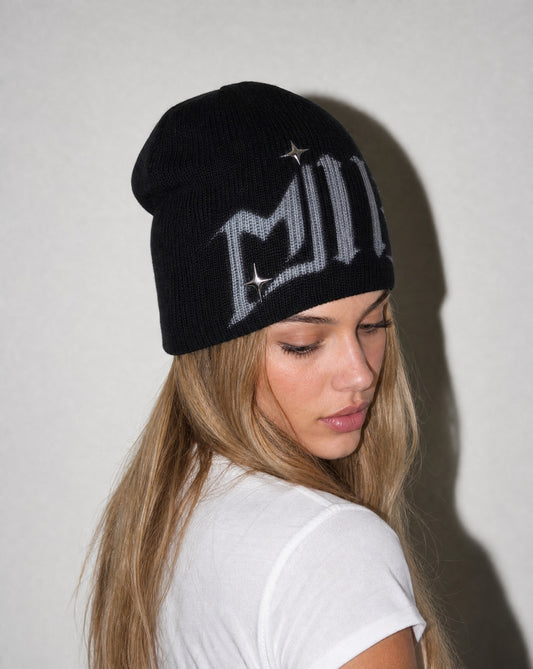 Y2K Street Spray Beanie