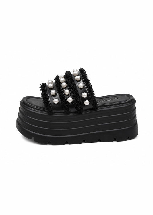 Pearl Glow Sandals +8cm