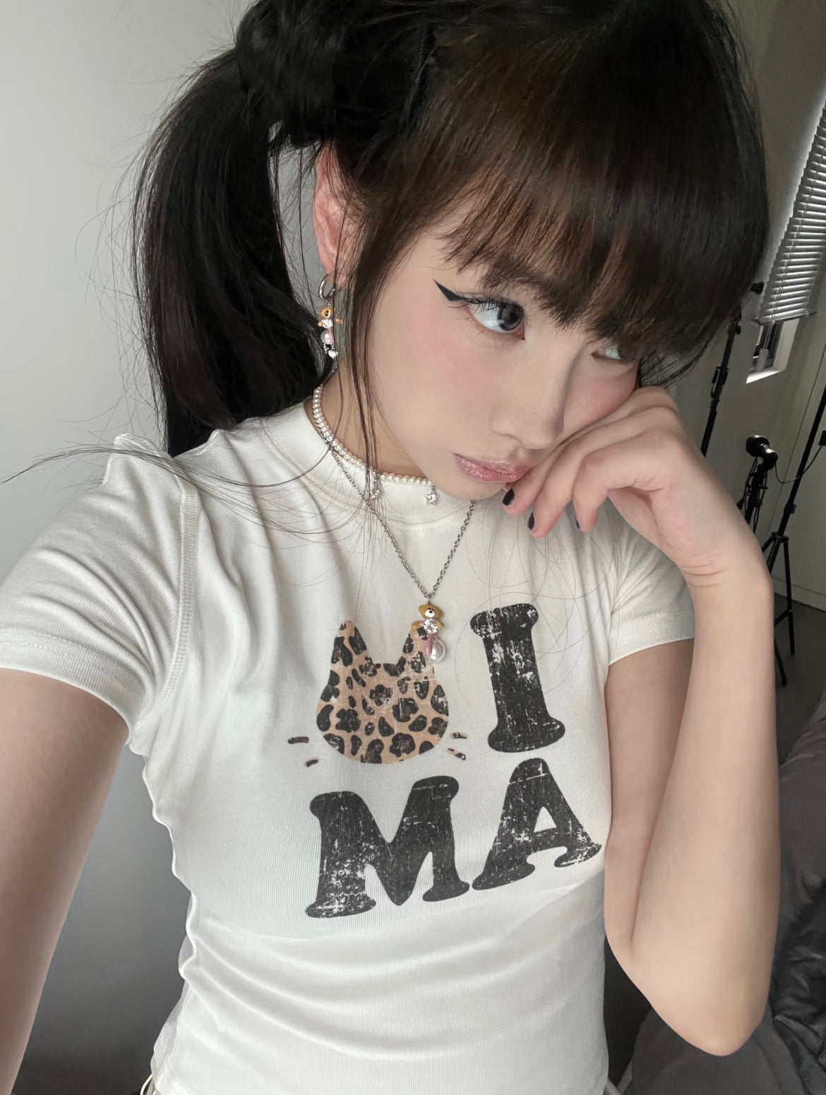 I Am Cat Graphic Baby Tシャツ