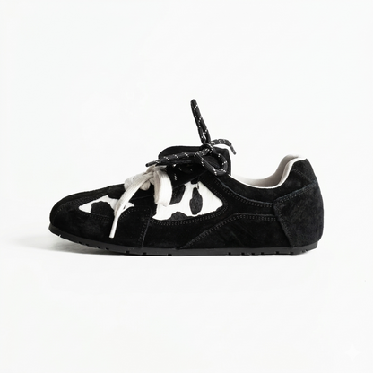 Chocolate Cowhide Sneakers