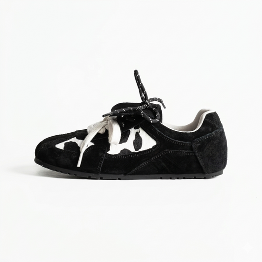 Chocolate Cowhide Sneakers