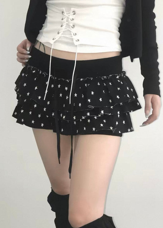 Starry Night Tiered Skirt