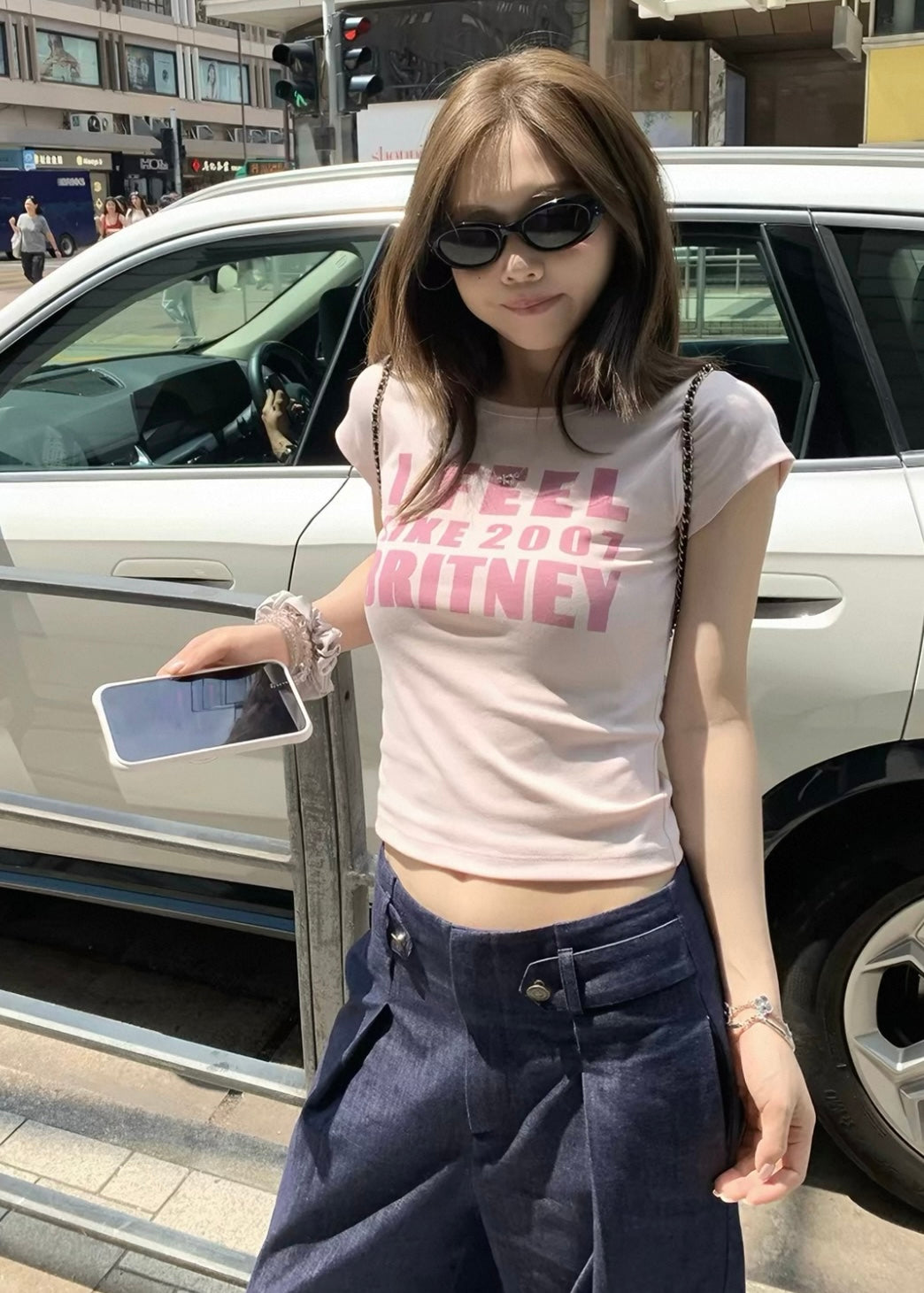 2007 Britney Pink Tシャツ