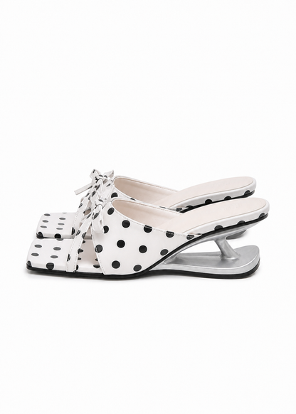 Luna Dot Lace Sandals